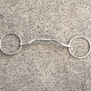 Myler loose ring snaffle bit